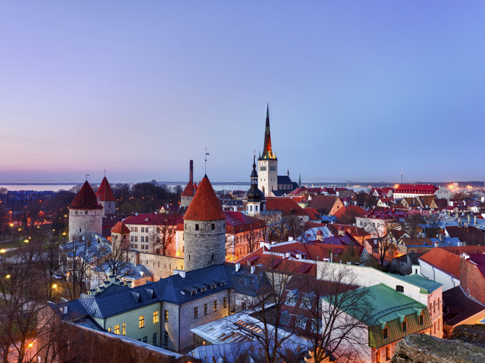 Old town of Tallinn Estonia